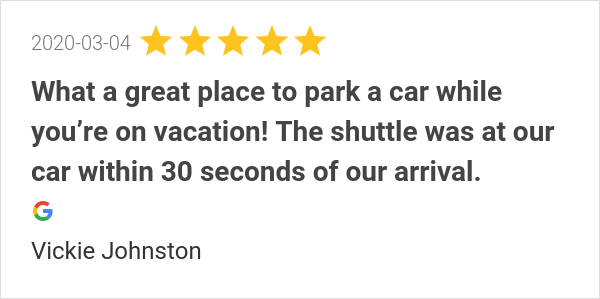 ParknJetSLC's tweet photo. New 5.0-star Review: "What a great place to park a car while you’re on vacation! The shuttle was at our car... https://t.co/e5CZdv4A50