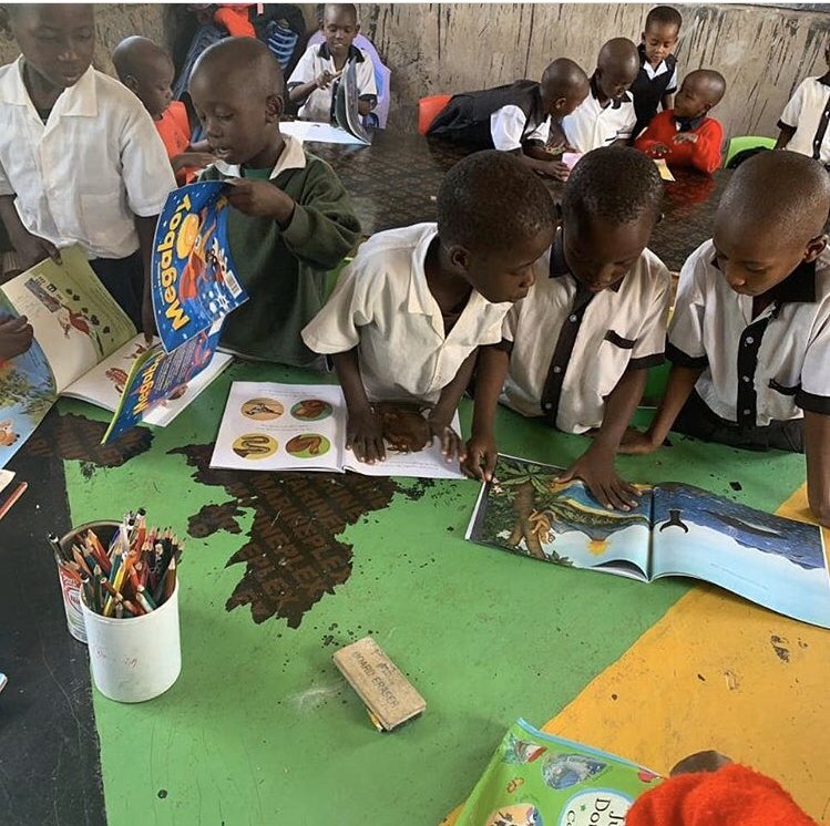 Future_of_Taru's tweet photo. When Paul and Eunice visited Taru a few months ago they were able to take a few books that people had donated to the charity #books #Kenya #Cumbria #bookstagram #readingforpleasure #readingispower #FridayFeeling #WorldBookDay2020 #WorldBookDay #JuliaDonaldson https://t.co/T7mFEl6PU0