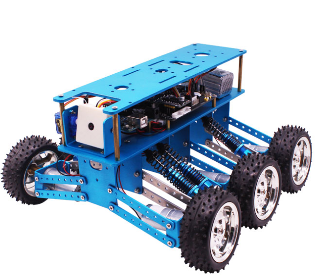 Dolphin_zzx's tweet image. "Blue Mantis---Yahboom 6WD robot car"
@YahboomT
#Arduino #arduinosensores
youtube.com/watch?v=6APB5Q…
David gave this car a new name---Blue Mantis
6WD off-road smart robot is based on Arduino UNO
It can move on the complex streets, outdoor lawns, inclined surfaces, stairs.