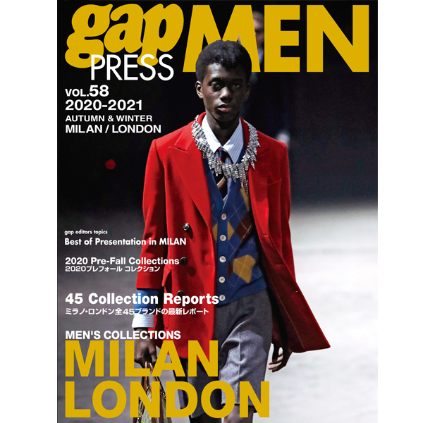 gapPRESS_jp's tweet photo. コレクション情報誌 2020-2021 AW gap PRESS MEN vol.58 MILAN/LONDONを発売いたしました。
カバーは「GUCCI(グッチ)」です。
購入は
https://t.co/Jq7DYYeOVM
gap PRE COLLECTIONS創刊号ご購入はこちらか
https://t.co/emWIn0GxYi
#MFW #LFW #GUCCI #gappress https://t.co/Xc2pxR3N57
