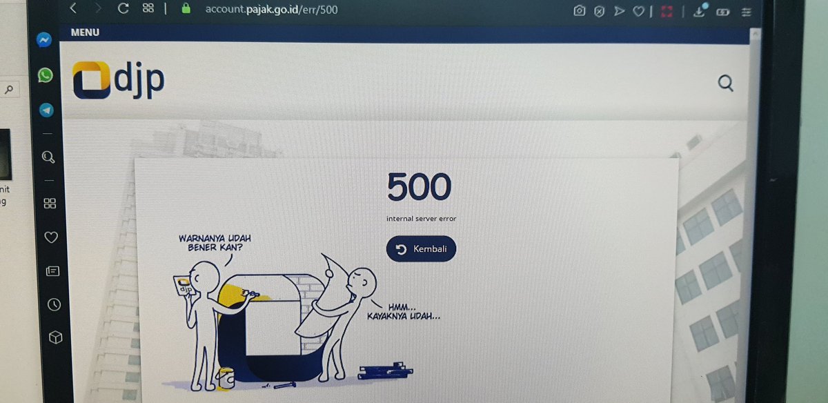 GunawanKu's tweet image. min, klo error gini, trus lambat bikin SPT, tetep kena denda nggak 🤣🤣 @DitjenPajakRI