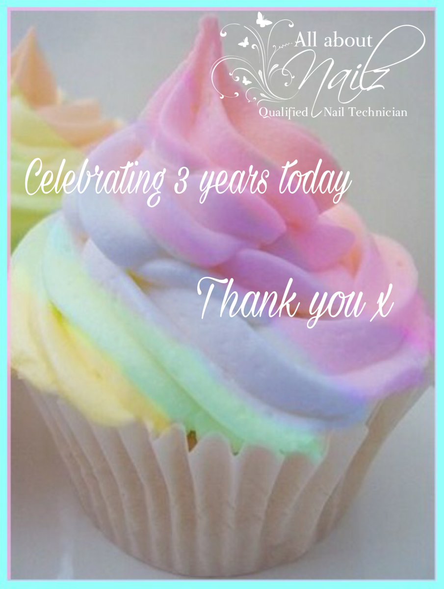 The Allaboutnailz cabin is 3 today! 
#celebrationtime #farehamnailtech #nailcabin #3yearstoday #nails