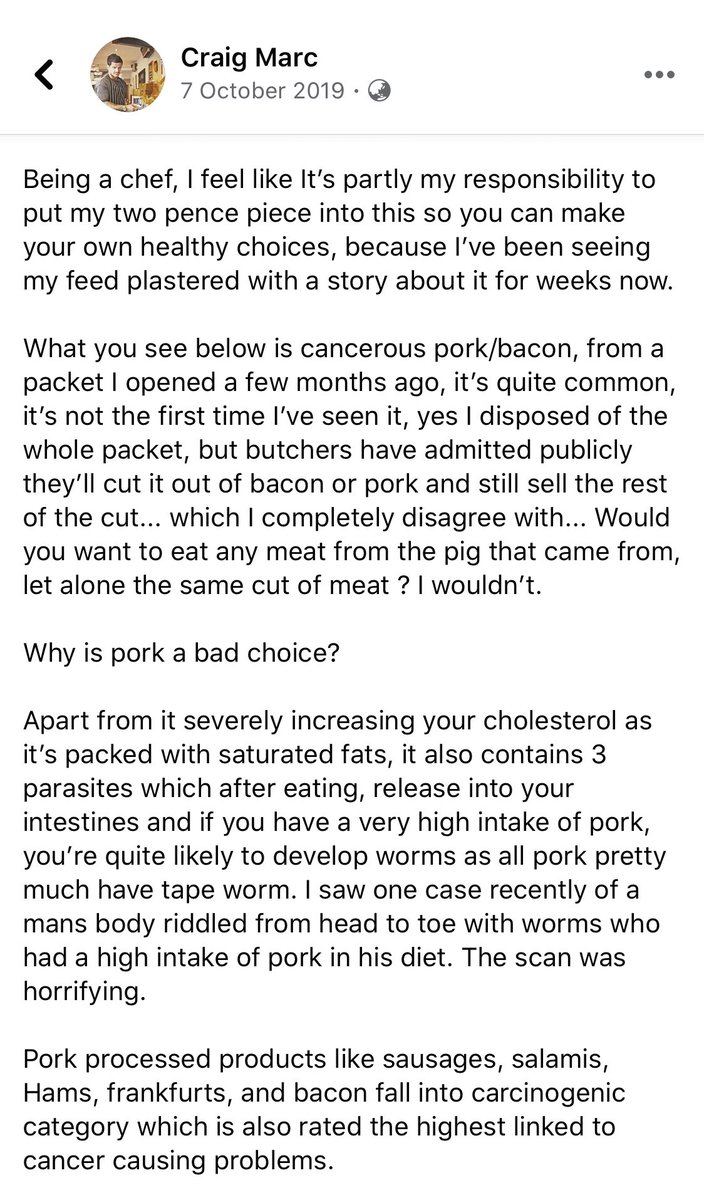 nadiamanan's tweet photo. Why Muslim don’t eat pork as part of our religion practice?

Here’s one of the reason. 

Written by Non-Muslim https://t.co/6gNYmlLpqa