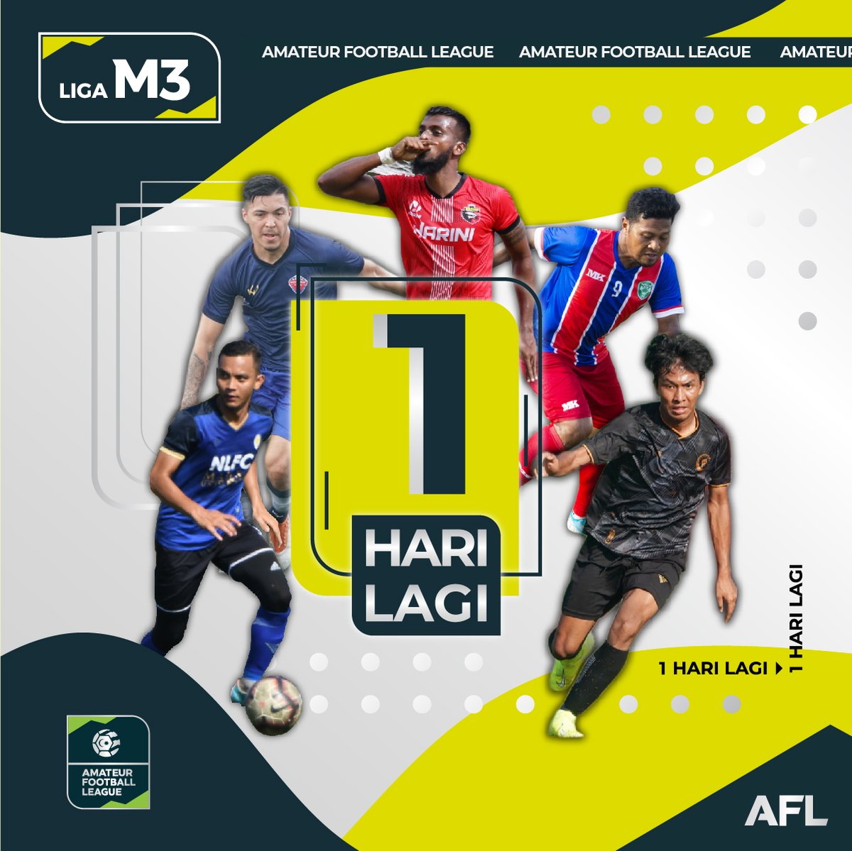 MY_AFL's tweet photo. Hanya 1 hari lagi sebelum sepak mula Liga M3 2020! 🏆

Pasukan manakah yang menjadi pilhan anda? Give them a shout out! 😎

#AFL
#LigaM32020 https://t.co/PXAn4mJ0EP
