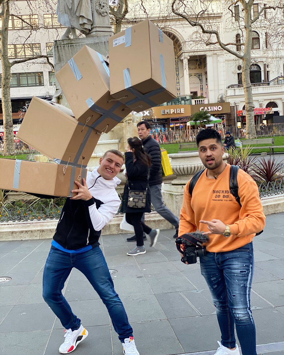 Falling box prank YouTube video out next week, get ready🔥🔥