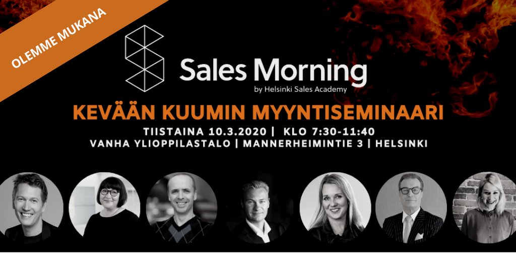 Nähdään Vanhalla! Apsiksen maajohtaja Minna Laurila on panelistina 10.3. järjestettävän #salesmorning2020 -tapahtuman keskustelussa, jonka aiheena on: Vaikuttava #johtaminen ja sen työvälineet.