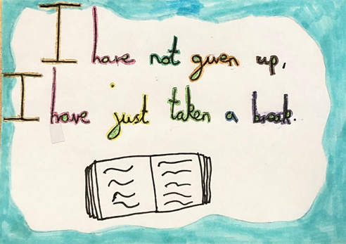 RhiPhillipsB's tweet photo. When nine year olds start writing your class Quotes of the Day, and nail the important messages, @AdrianBethune you know they're taking great strides in understanding how to take care of their mental health. #bsnjsl https://t.co/rncbOJlF1k