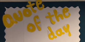 RhiPhillipsB's tweet photo. When nine year olds start writing your class Quotes of the Day, and nail the important messages, @AdrianBethune you know they're taking great strides in understanding how to take care of their mental health. #bsnjsl https://t.co/rncbOJlF1k