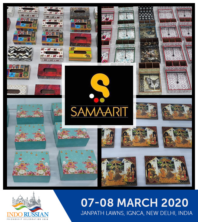 irfcevent's tweet photo. Samaarit will display a beautiful range of gifting items like tissue boxes, cutlery holders, trays and a lot more at the @irfcevent 

Visit the #IRFC =2020 to get your hands on their exclusive collection!

Register here - https://t.co/xyZ0Sr64tw

#IndoRussia #IndiaRussia #EIGroup https://t.co/o5TMStjey7