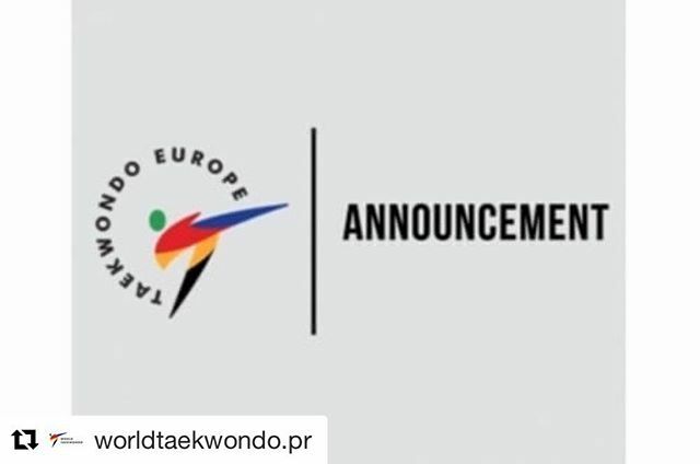 #Repost <a href="/worldtaekwondo/">World Taekwondo</a>.pr with <a href="/get_repost/">Repost</a>
・・・
The European Qualification Tournament for Tokyo 2020 Olympic Games and Paralympic Games is relocated to Moscow based on the Administrative Order of the Italian Government of 4 March 2020 due to the esca… ift.tt/2PPzN82
