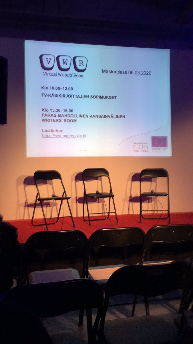 Kwelnener's tweet photo. "Voiko ihanammin päivä enää alkaa" #ScriptTampere #VWR https://t.co/YjHPOk7XLw