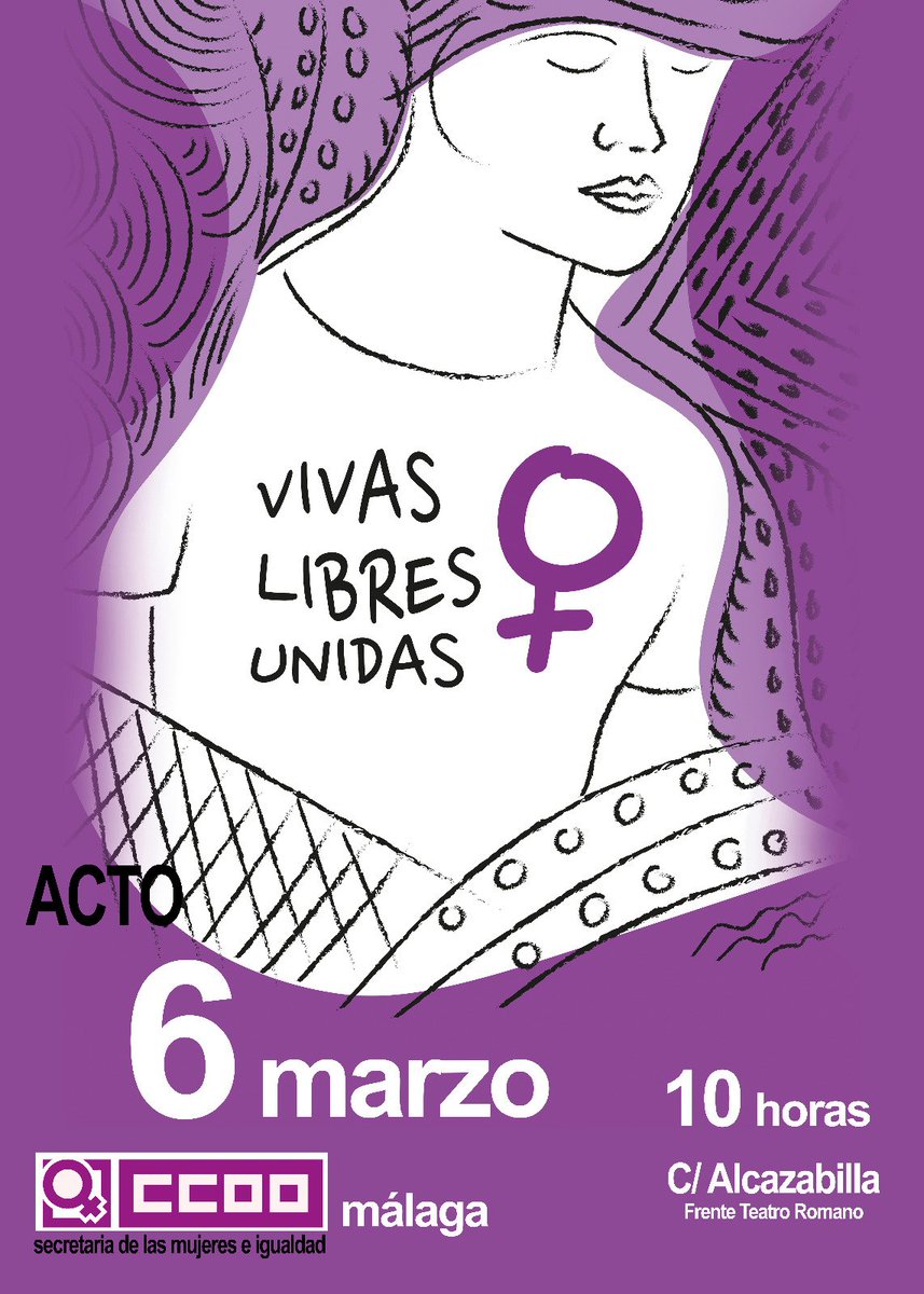 laBely90's tweet photo. #VivasLibresUnidas #EnClaveVioleta calle alcazabilla 10h. Únete! ! @fssccoo https://t.co/OwYWGLPJQ3