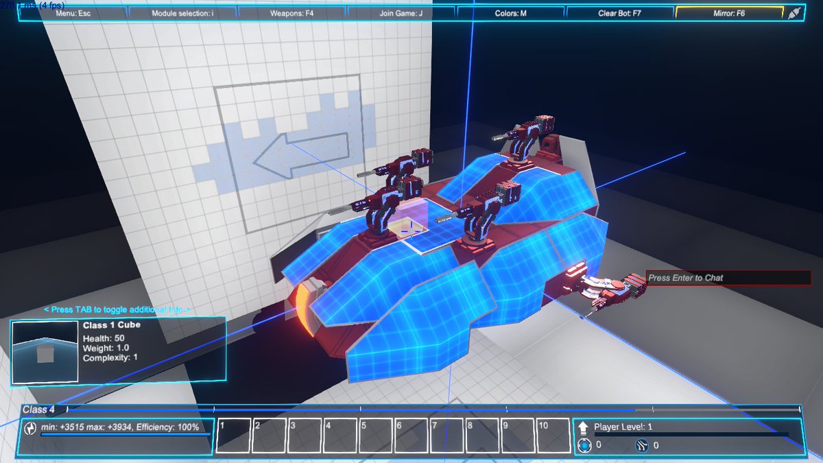 IchiroSkywalker's tweet photo. #BotBrawl
My first attempt of building a robot in another "Craft Pilot Combat" type game, the physics is great! Imo this may become the best game among the same type in the future.

BotBrawl is currently under alpha test! Join Discord &amp; download!
https://t.co/ko6O5owtHz https://t.co/HMjsXUClXJ