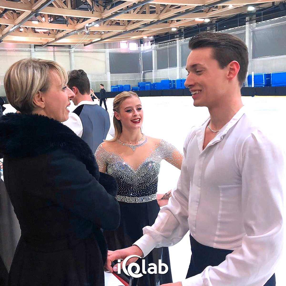 #WorldJFigure | pre-gara 🗣

📸 Coach Barbara #FusarPoli, Carolina Portesi Peroni &amp; Michael Chrastecky. 🇮🇹

#TeamIceLab #IceLab #IceDance #PortesiChrastecky