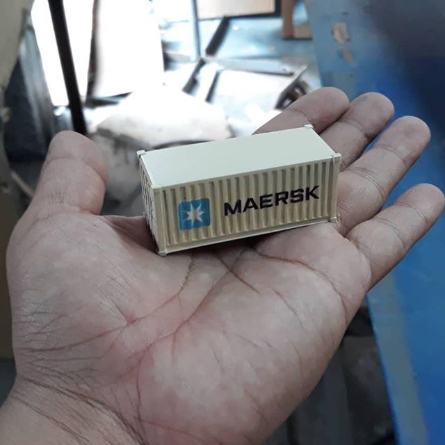 modelworkdirect's tweet image. Handmade Shipping Container Carved from Wood and Cast into Resin. colors, like the real ship, This is the first Wood sample made from scratch for our project with the Maersk Ship Corporation. #CustomMaerskShip #CustomShipModel #Modelworksdirect