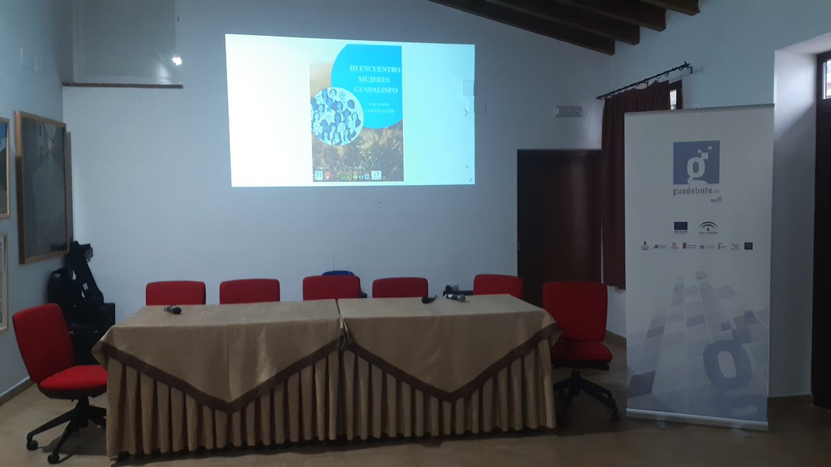 guadacortelazor's tweet photo. Todo preparado para acoger a las usuarias de @CGlosmarines @CGPuertoMoral @GuadaEncinasola 
Centro Guadalinfo de Cumbres de San Bartomome, Centro Guadalinfo de Higuera de La Sierra, @guadacortelazor y con  @MagdalenaDT , en el III #EncuentroMujeresGuadalinfo , #redguadalinfo, https://t.co/7Kph4sI5LU