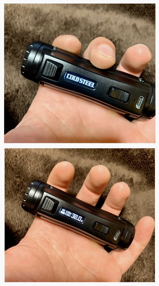 genki_toyfac's tweet image. 着っ弾〜ん💕٩(ˊᗜˋ*)و✧*｡♬
いやぁ〜ブラックも良いわぁ〜💕
早く“dark side“にしなくっちゃ💦笑

#vape #mod #ehpro #ambitionzvaper #coldsteel