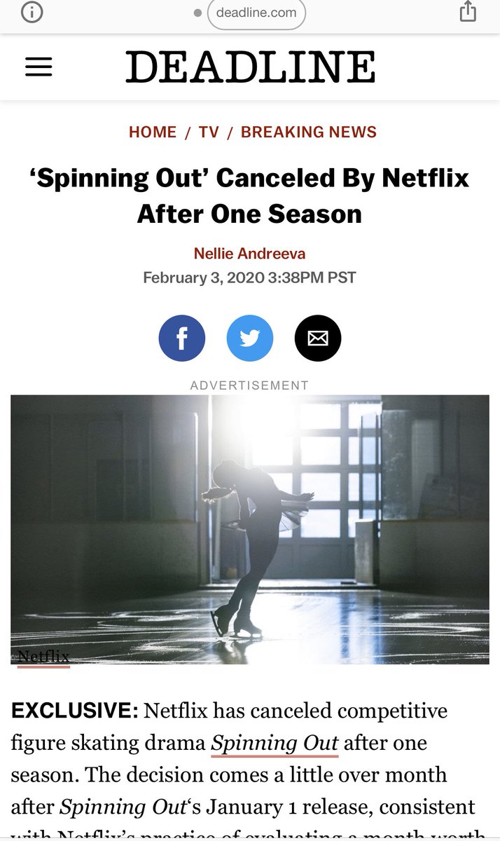Rorito2005's tweet photo. Finally got around to watching this and found out it was already cancelled. We NEED shows that highlight mental health. #SaveSpinningOut @netflix https://t.co/bu3lOMGu3K