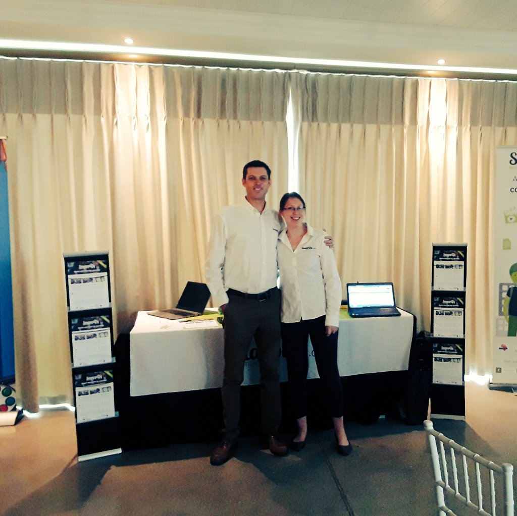 #Schoolscape Premier is in full swing in Durbanville! Excited to be here. 😃📚 <a href="/BestbierStephen/">Stephen Bestbier</a> is running a workshop at 10h45 &amp; 13h15 to show you what Engage can do for your school. Come find us! #edtech #innovation #education