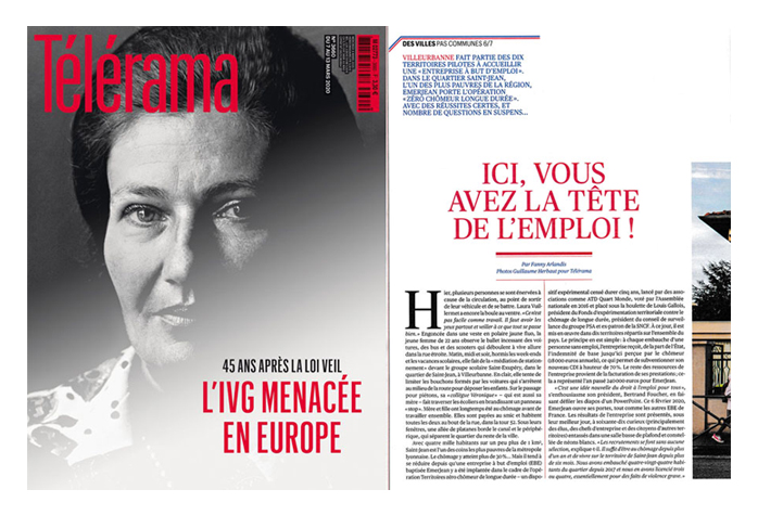 #VendrediLecture | "Ici, vous avez la tête de l’#emploi ! " ► <a href="/Telerama/">Télérama</a> met en lumière cette semaine l'#expérimentation <a href="/ZeroChomeurLD/">Territoires zéro chômeur de longue durée</a> à travers le reportage de <a href="/Farlandis/">Fanny Arlandis</a> réalisé à #Villeurbanne l'un des 10 #territoires #TZCLD <a href="/TZCVilleurbanne/">TZC Villeurbanne</a> #EnKiosque
