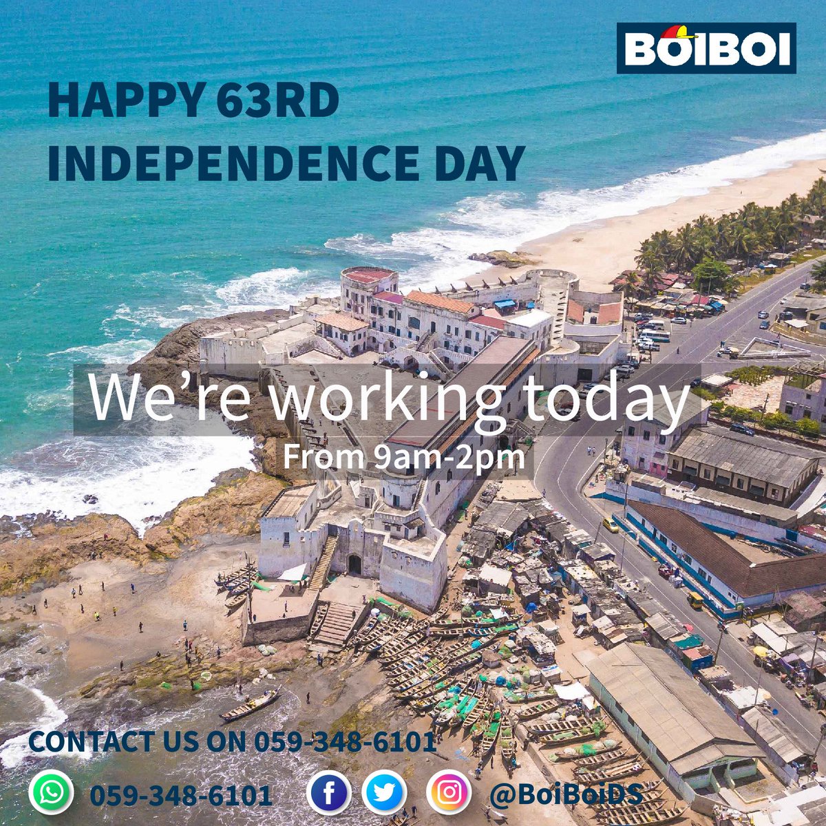 JoeyBloxx's tweet photo. Again we commemorate another โLegendary Deliveryโ. Today we celebrate 63 years of being delivered from oppressors rule. Now howโs that for Delivery relevance?! ๐โ๐พ @BoiBoiDS
#DeliveryForTheWin #GhanaAt63 #BoiBoi #WeMove ๐ต๐จ https://t.co/Fdq268dMPQ