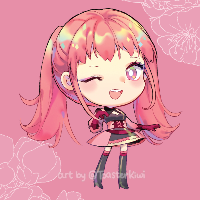 ToasterKiwi's tweet photo. Hilda 💗 Her pink hair is so pretty! https://t.co/jl5a9gto8e