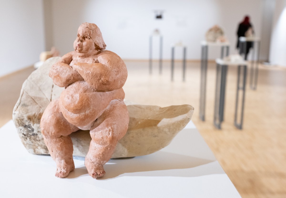 Metka Kavčič v Galeriji Velenje