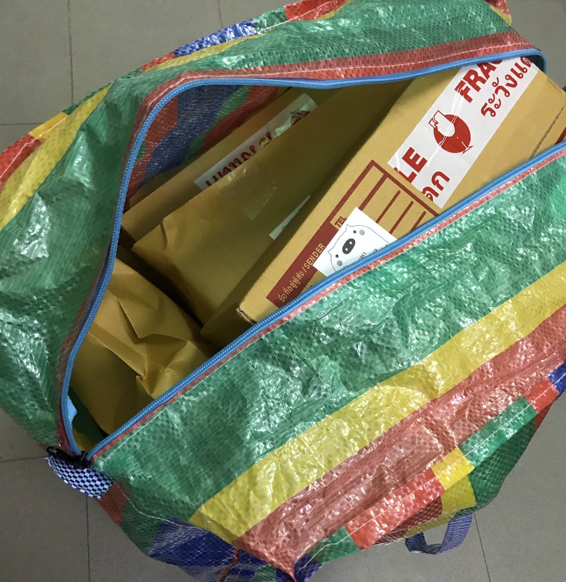 minv9595's tweet photo. ส่งของไปแล้วส่วนนึงนะคะ 
#9595update https://t.co/jYmUEr6qKd