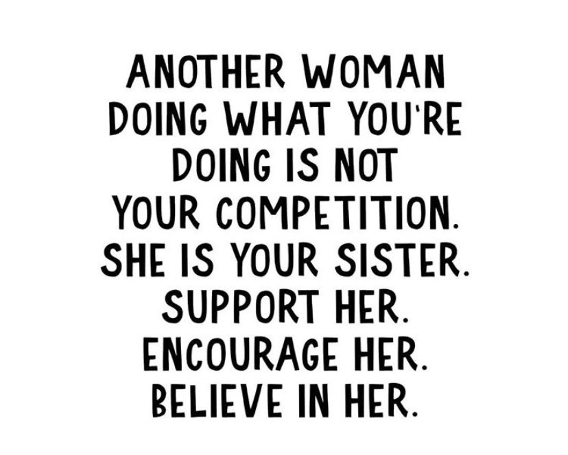 community over competition women biz Another woman doing what you're doing Is not competition She is your sister - SVG & PNG Download