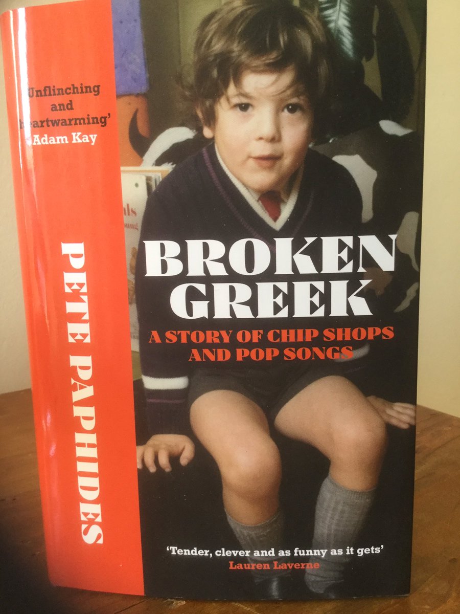 Congratulations <a href="/petepaphides/">Pete Paphides</a> on Broken Greek. Beautiful writing, full of humanity and pop music. Read it!
