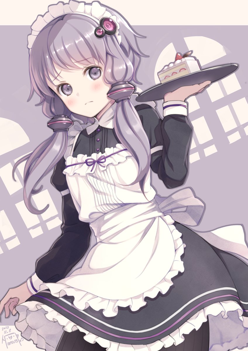 紲星あかり 「#無言でメイドさんをあげる見た人もやる 」|ヨシノリョウのイラスト