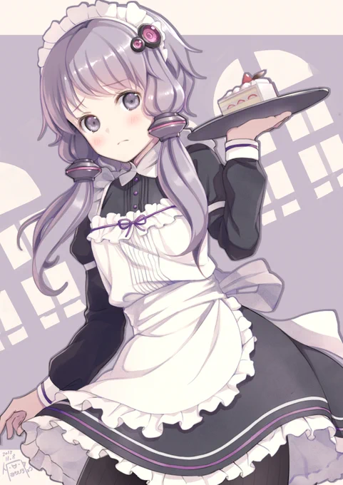 #無言でメイドさんをあげる見た人もやる 