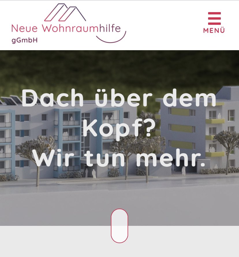 Die Neue Wohnraumhilfe gGmbH aus Darmstadt im neuen Gewand:
neue-wohnraumhilfe.de