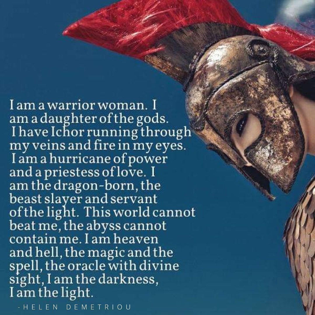 #warriorwoman #ancientgreece #goddess #goddesspath #Wicca #ancientreligion #priestess #istandwithgreece #HelenDemetriou #Cyprus #Greece  #woman #womensquotes #women #womenempowerment #femalewarriors  #spirituality #quotes #healing #newage #empath #esoteric #occult #paganism