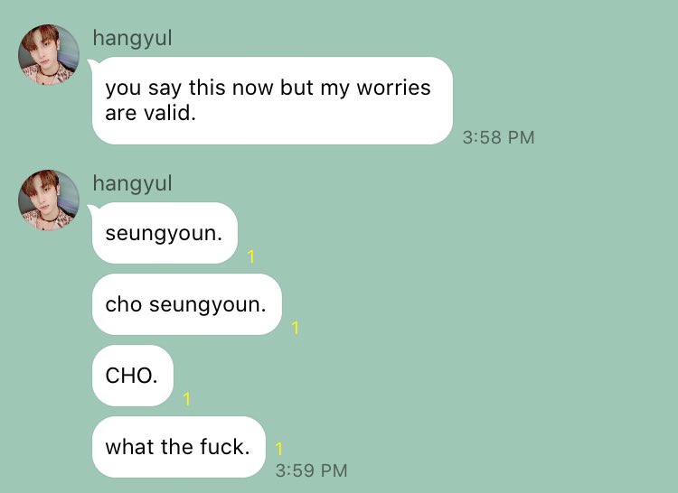 ➳ hangyul’s worries are valid.