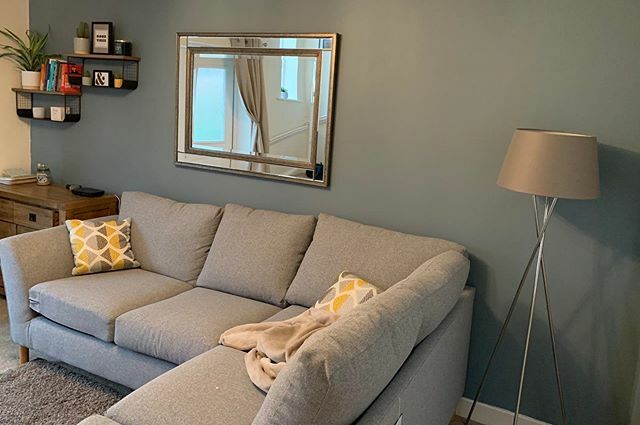 packed2much's tweet photo. Finally starting to make our house a bit more  homely! New sofa and and some colour  on the walls! https://t.co/3dYF5xQ7fS https://t.co/raq1a137Mq