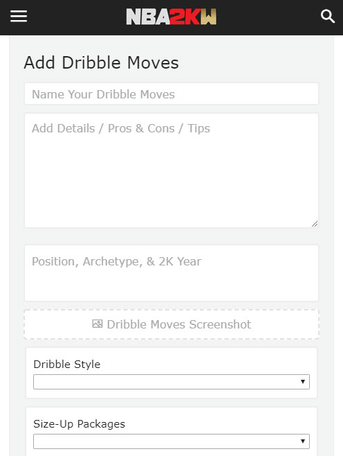 TheNBA2KW's tweet photo. Check out the latest update to the NBA 2K20 Best Dribble Moves tool. For those times you discover sick new dribble moves to chain together, 'Dribble Combos' are now selectable from a dropdown list to save and keep track of:
➡️ https://t.co/9AdyudfI11
#2kfreeagent #GetWs https://t.co/G93ABW126z