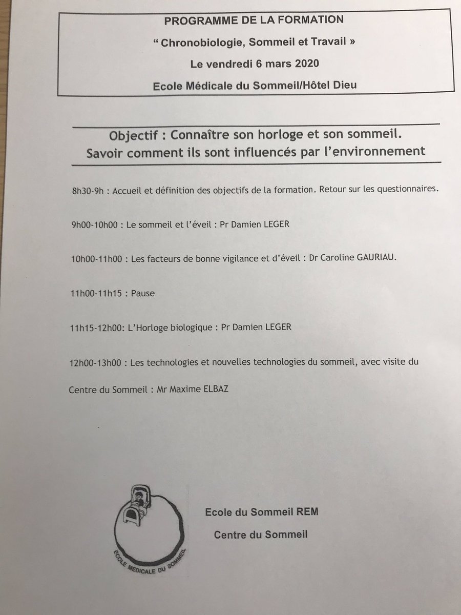 Début de la formation du Professeur Damien Léger , directeur du centre du sommeil de <a href="/APHP/">Assistance Publique – Hôpitaux de Paris (AP-HP)</a> auprés des #magistrats d’<a href="/SnmFo/">Unité Magistrats SNM FO</a> dans le cadre du séminaire #RH dont <a href="/Interiale/">INTÉRIALE Mutuelle</a> est partenaire.