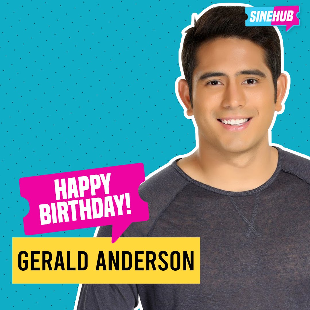 Wishing Gerald Anderson a happy birthday!    