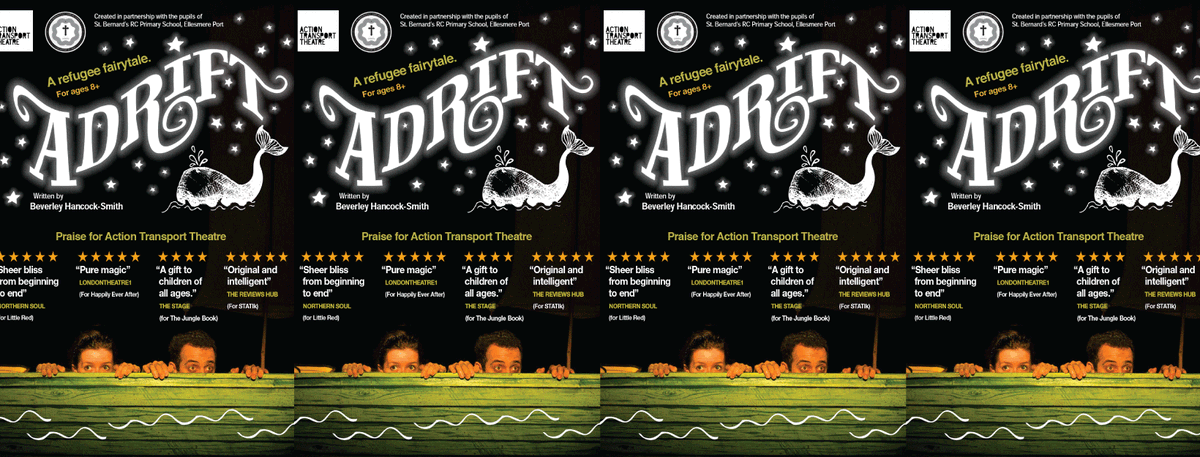 theatreporto's tweet photo. The amazing 'Adrift' - A refugee fairytale is performing on Friday 6th &amp; Saturday 7th March @theeggbath #somerset | #adrift2020 #theatre #refugee #story #storytelling #ontour @StBernardsep | Ages 8+ | Tickets &amp; Further info via https://t.co/EULv1csCnv https://t.co/3Q0OnPe6rX