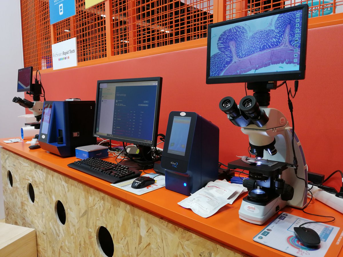 ZoetisEsp's tweet photo. ¿Estás en @IberzooPropet y todavía no has visto las novedades de #Vetscan, la gama de diagnóstico 🔝 en clínica veterinaria? 👉 ¡Pásate por nuestro stand (10D01) y descúbrelo! https://t.co/bBR2LEJHJW