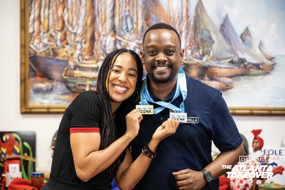 chokarella's tweet photo. Naomy Grand'Pierre premye fanm ki reprezante Ayiti nan "Jeux Olympiques" nan natation te pase nan Chokarella Atlanta pou pale sou karyè li ak eksperyans li kòm atlèt. #ATLTakeOver #chokarella https://t.co/STwpiYlsGn