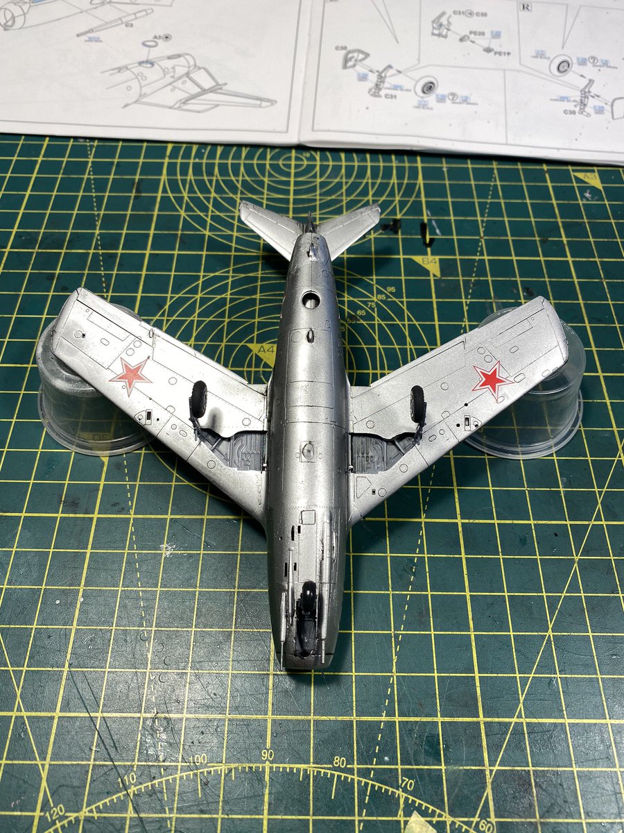 bulldogscalem's tweet photo. ✈️Mig-15
📏1/72
🛠Eduard Profipack
🎨 Ak 479 aluminium
#wip #workinprogress
#scalemodel #scalemodelling #scalemodeling #scaleairplane
#scalemodelkit #scalemodeler #eduardmodels https://t.co/AihndJpETJ