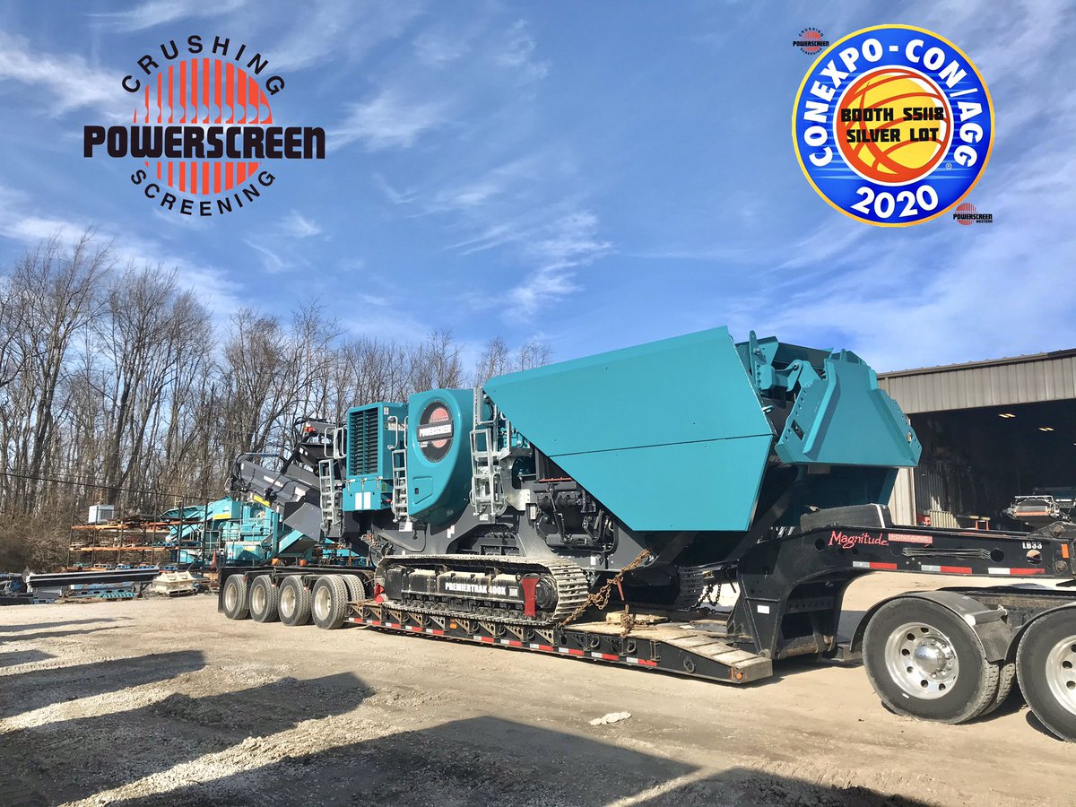 PowerscreenCS's tweet photo. #Powerscreen Premiertrak 400 Jaw Crusher leaving out on a beautiful Thursday evening 👍🔥👏 #machinery #crusher #terex #crusher #powerscreensales #powerscreenused https://t.co/AOT7pB0jdF