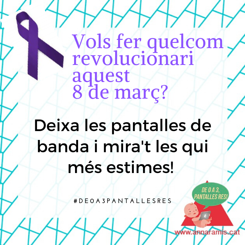 annaramisassens's tweet photo. Si la meitat del temps que ens passem mirant pantalles el dediquessim a mirar-nos ...que diferent seria!!
La mirada de dona a dona #sororitat
La mirada de dona als altres #solidaritat
La mirada de dona als més menuts #respecte i #fontdevida https://t.co/7skVJ8iXXE
