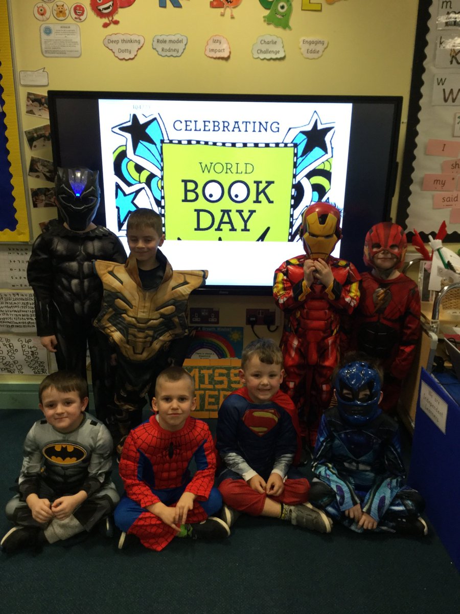 glanhowyprimary's tweet photo. Reception/Y1 had so much fun yesterday for World Book Day. Dressing up days are so much fun #RecY1 https://t.co/eLU6HIhX3H