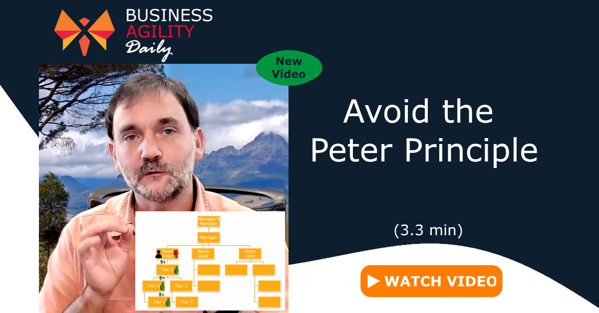 You can feel sorry for yourself if many current business leaders around you are already Peters 😭 What the Peter Principle is and how you can avoid it, you can find out in the latest #BusinessAgilityDaily
xuviate.com/business-agili…