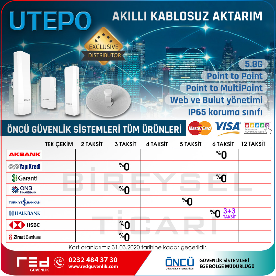 2020 Mart ayı kredi kart oranlarımız güncellenmiştir.
redguvenlik.com
#kamerasistemi #kamerasistemleri #guvenlikkamerasi #güvenlikkamera #güvenlikkamerası #izmirkamera #izmirkamerasistemi #izmirkamerasistemleri #alarmsistemi #alarmsistemleri #dunlopkamera #öncügüvenlik