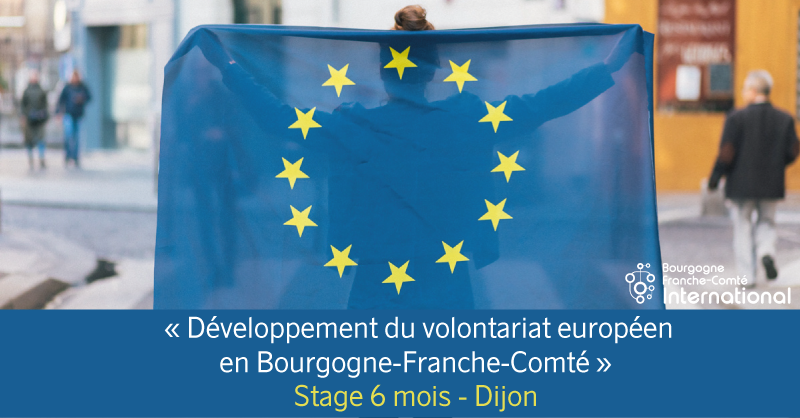 #Stage | BFC International recherche un.e stagiaire pour développer le volontariat européen, et plus spécifiquement le Corps Européen de Solidarité, en Bourgogne-Franche-Comté
➡️ Stage de 6 mois, dès mars, à #Dijon
➡️ + d'infos  : bfc-international.org/Stage-Developp…

#volontariat #europe
