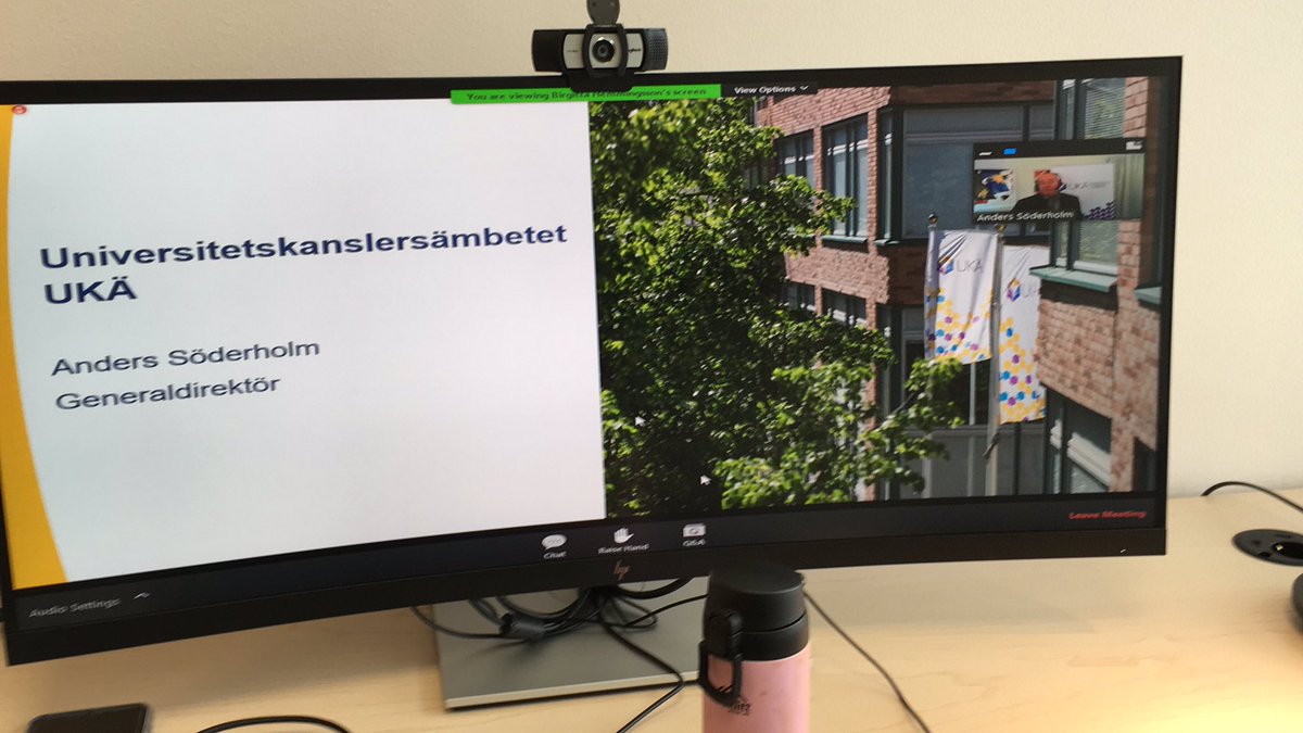 ITpedagogen's tweet photo. På UKÄ-konferens virtuellt via nya campus Eskilstuna. #ukavirtuell https://t.co/5OE31Pjtb7